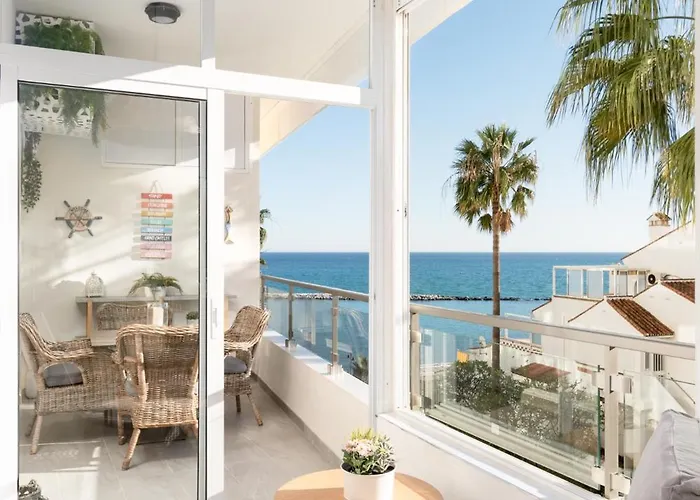 Stunning Beachfront Apartment With Sea Views