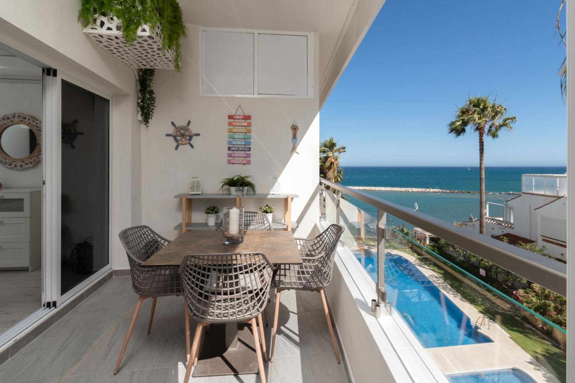 Stunning Beachfront With Sea Views * Benalmadena